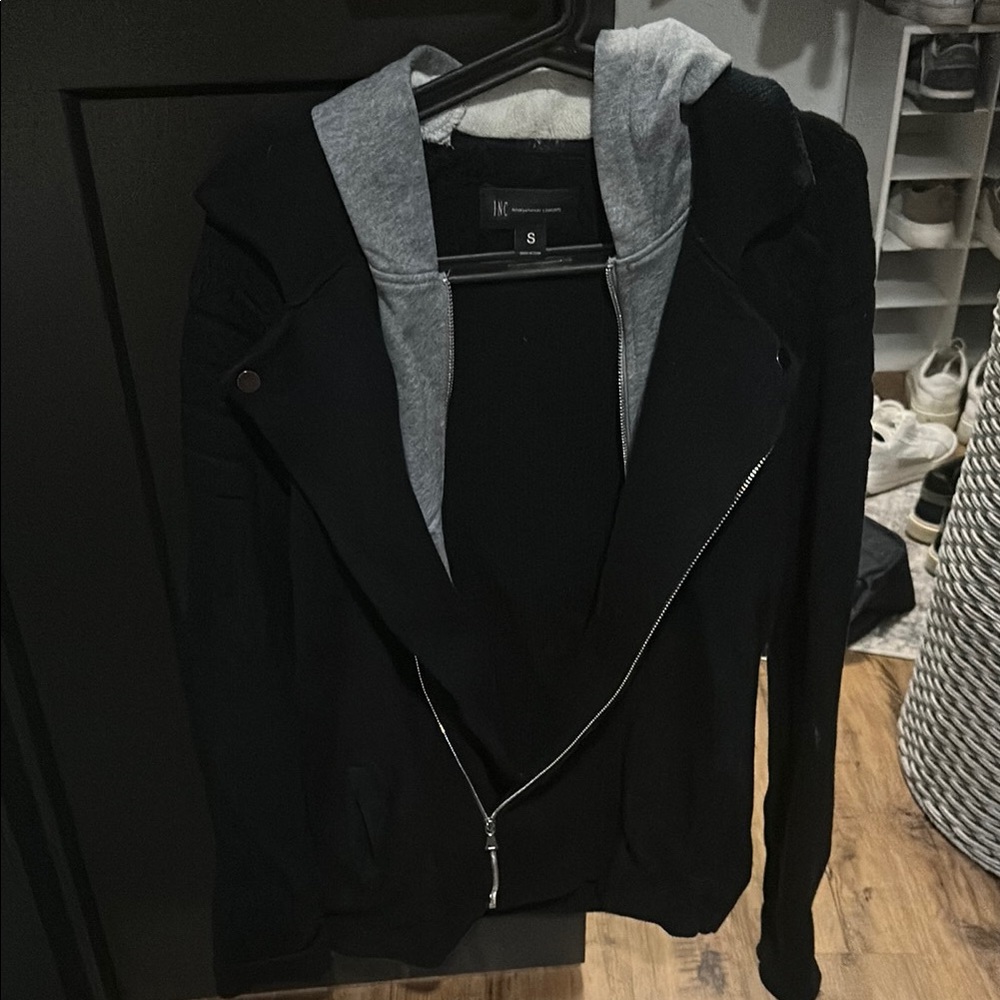 Black and Gray Men's Jacket